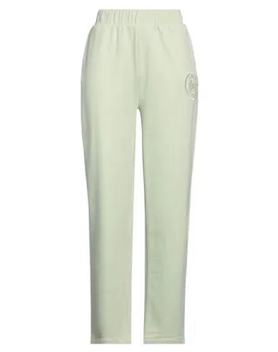 Karl Lagerfeld Woman Pants Light Green Size S Organic Cotton