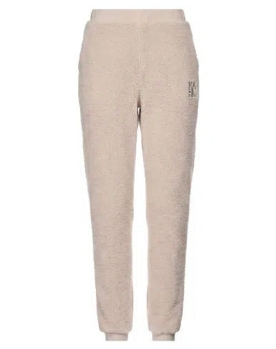 Karl Lagerfeld Woman Pants Off White Size Xl Polyester In Pink
