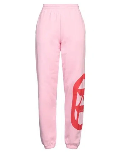 Karl Lagerfeld Woman Pants Pink Size S Organic Cotton, Recycled Pes