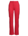 Karl Lagerfeld Woman Pants Red Size 10 Viscose, Polyamide, Elastane In Red