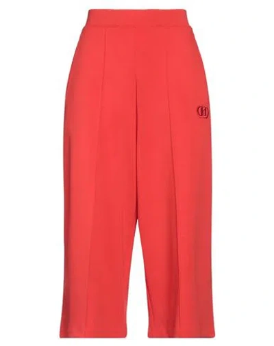 Karl Lagerfeld Woman Pants Red Size S Modal, Polyester, Elastane In Orange