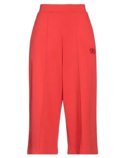 Karl Lagerfeld Woman Pants Red Size S Modal, Polyester, Elastane