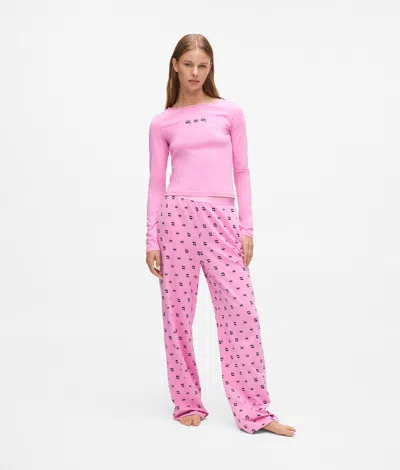 Karl Lagerfeld Woman In Pink