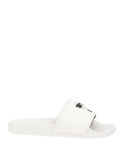 Karl Lagerfeld Woman Sandals Off White Size 8 Synthetic Material