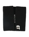 Karl Lagerfeld Woman Scarf Black Size - Acrylic, Nylon, Wool, Mohair Wool In Black