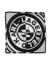 Karl Lagerfeld Woman Scarf Black Size - Silk In Black