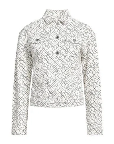 Karl Lagerfeld Woman Shirt White Size Xxl Cotton