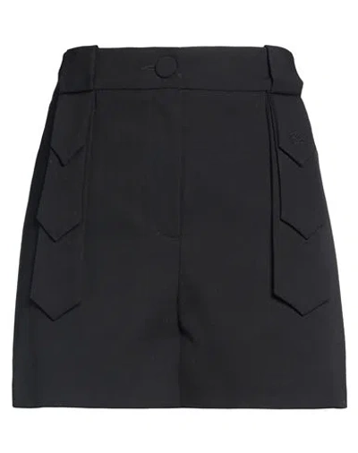 Karl Lagerfeld Woman Shorts & Bermuda Shorts Black Size 8 Polyester, Wool, Elastane