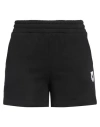 Karl Lagerfeld Woman Shorts & Bermuda Shorts Black Size S Organic Cotton, Recycled Polyester