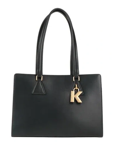Karl Lagerfeld Woman Shoulder Bag Black Size - Cow Leather
