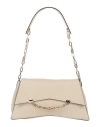 Karl Lagerfeld Woman Shoulder Bag Light Grey Size - Cow Leather