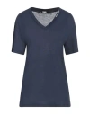 Karl Lagerfeld Woman Sweater Navy Size M Viscose, Linen