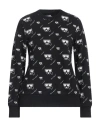 Karl Lagerfeld Woman Sweatshirt Black Size L Cotton