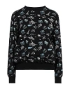 Karl Lagerfeld Woman Sweatshirt Black Size L Cotton In Black