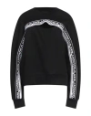 Karl Lagerfeld Logo-tape Cut-out Sweatshirt In Black
