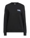 Karl Lagerfeld Woman Sweatshirt Black Size Xxl Cotton