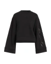 Karl Lagerfeld Woman Sweatshirt Black Size M Cotton, Polyester