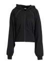 Karl Lagerfeld Woman Sweatshirt Black Size M Organic Cotton