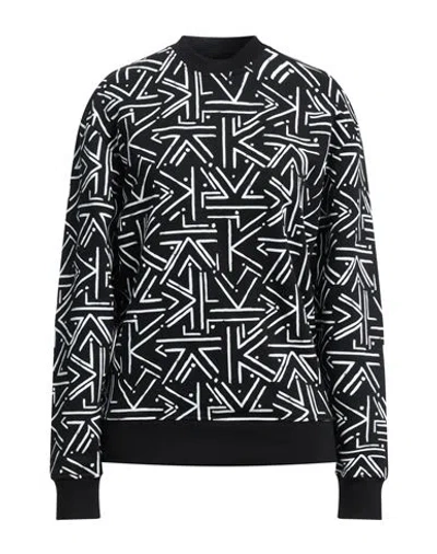 Karl Lagerfeld Woman Sweatshirt Black Size S Cotton