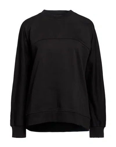 Karl Lagerfeld Woman Sweatshirt Black Size S Organic Cotton, Recycled Polyester