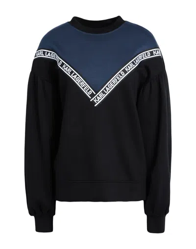 Karl Lagerfeld Sweatshirts In Black