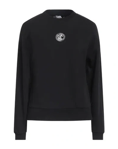 Karl Lagerfeld Woman Sweatshirt Black Size Xs Cotton