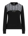 Karl Lagerfeld Woman Sweatshirt Black Size Xs Cotton, Acrylic, Polyester, Viscose In Black