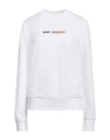 Karl Lagerfeld Woman Sweatshirt White Size L Cotton In White
