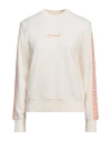 Karl Lagerfeld Woman Sweatshirt White Size L Organic Cotton, Polyester In White