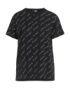 Karl Lagerfeld Woman T-shirt Black Size L Cotton