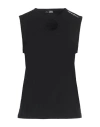 Karl Lagerfeld Woman T-shirt Black Size L Organic Cotton