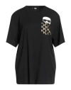 Karl Lagerfeld Woman T-shirt Black Size M Organic Cotton