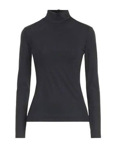 Karl Lagerfeld Woman T-shirt Black Size S Polyamide, Elastane