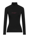 Karl Lagerfeld Woman T-shirt Black Size Xs Cotton, Elastane In Black