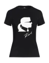 Karl Lagerfeld Women's Karl Silhouette Tee In Black