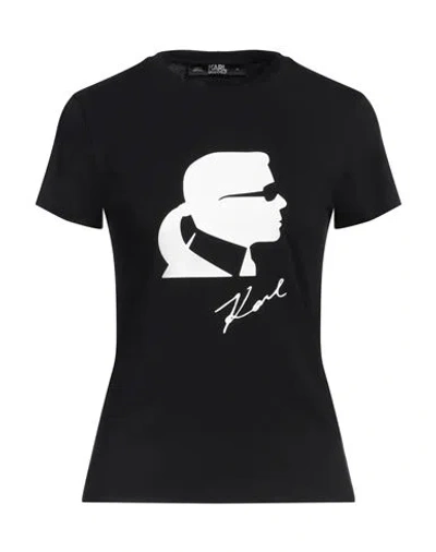 Karl Lagerfeld Women's Karl Silhouette Tee In Black