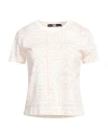 Karl Lagerfeld Woman T-shirt Ivory Size M Cotton In White