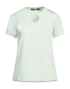 Karl Lagerfeld Woman T-shirt Light Green Size L Organic Cotton In Green