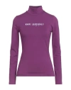 Karl Lagerfeld Woman T-shirt Mauve Size M Cotton, Elastane In Purple