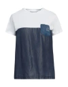 Karl Lagerfeld Woman T-shirt White Size M Cotton, Elastane In White