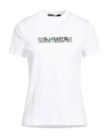 Karl Lagerfeld Woman T-shirt White Size S Cotton