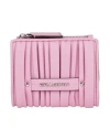 Karl Lagerfeld Woman Wallet Pink Size - Recycled Polyurethane
