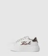Karl Lagerfeld Kreeper Cornelly Sneakers In White
