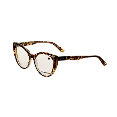Karl Lagerfeld Women's 52mm Brown Yellow Texture Opticals Kl6078-705