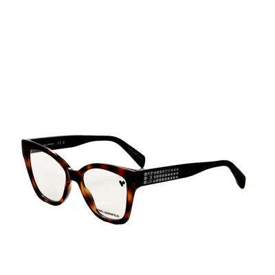Karl Lagerfeld Women's 53 Mm Brown Opticals In Multi