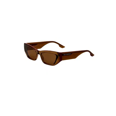 Karl Lagerfeld Women's 54mm Brown Sunglasses In Multi
