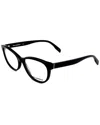 Karl Lagerfeld Unisex Kl885 54mm Optical Frames In Black
