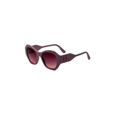 Karl Lagerfeld Women's 54mm Purple Sunglasses In Blue