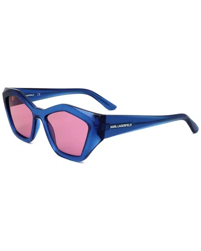 Karl Lagerfeld Women's 54mm Sunglasses In Blue