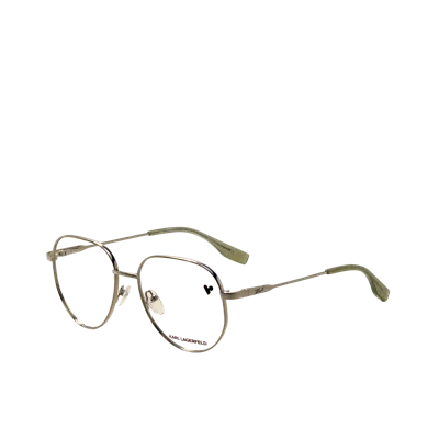 Karl Lagerfeld Women's 55mm Silver Eyeglasses Kl361-040-55 In Multi